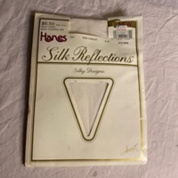 Vintage Hanes Silk Reflections Pantyhose Pink Parfait A-B NIP - Picture 1 of 4